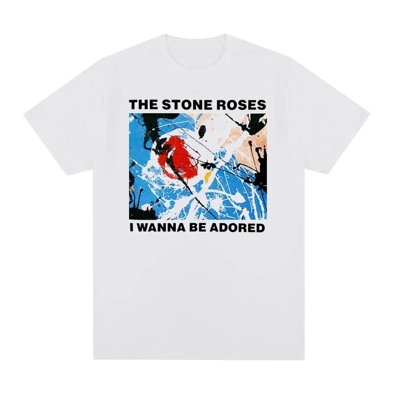 T-shirt The Stone Roses Wanna Be Adored pour hommes, nouveau T-shirt pour femmes, hauts unisexes