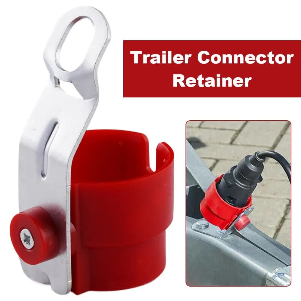 Support de fixation ABS pour connecteurs de remorque 7 et 13 broches, cache de protection pour prise