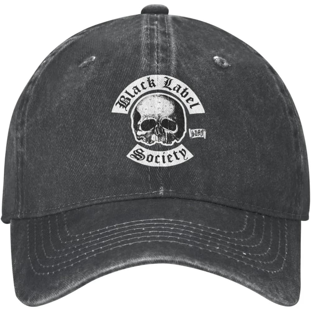 Casquette de Baseball Vintage en Denim Délavé, Unisexe, Chapeau de dehors en Plein Air, Noir