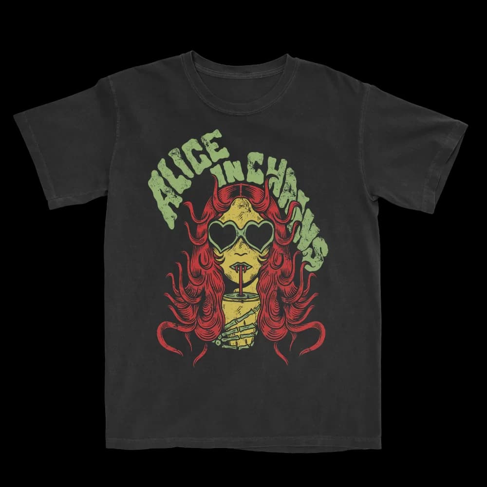 T-shirt double face Alice in Chains Dirt pour homme, style vintage, groupe de rock grunge, tee-shirt