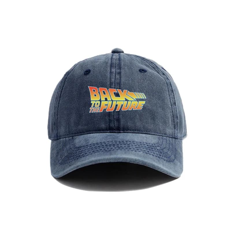 Casquette de Baseball retour vers le futur, chapeaux d'été en détresse pour papa, casquettes en coto