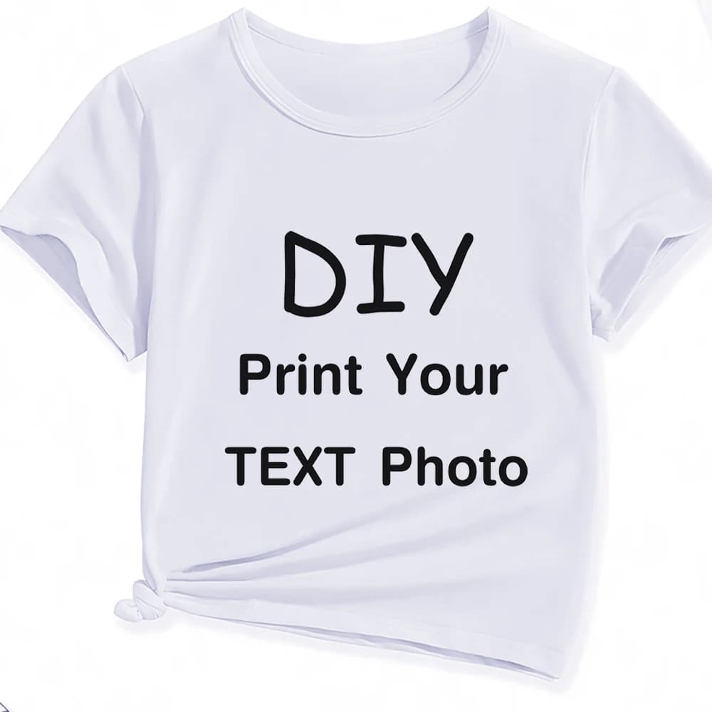 Chemise personnalisée pour anniversaire garçon ou fille, t-shirts personnalisés pour enfants, design