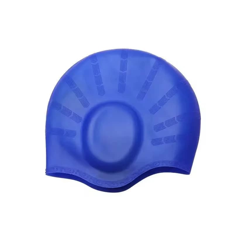 Bonnet de natation imperméable à haute élasticité, protection des oreilles, grand bonnet de plongée 