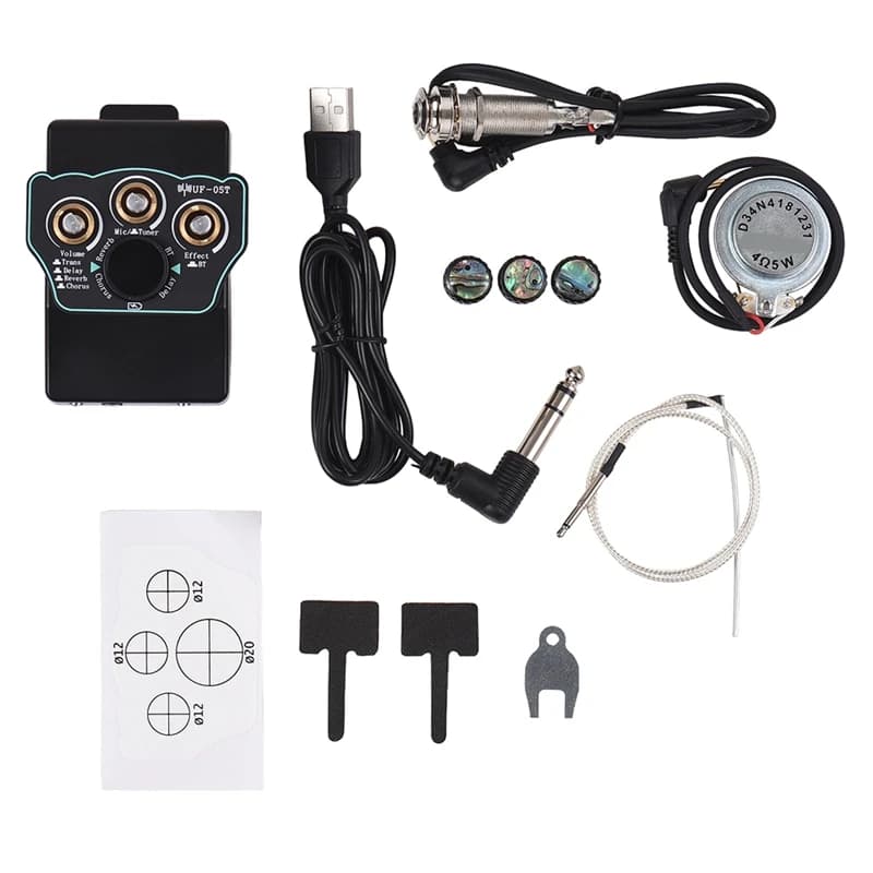 AAAEL-capteur de guitare classique micro de guitare micro de Vibration accompagnement BT micro de ré