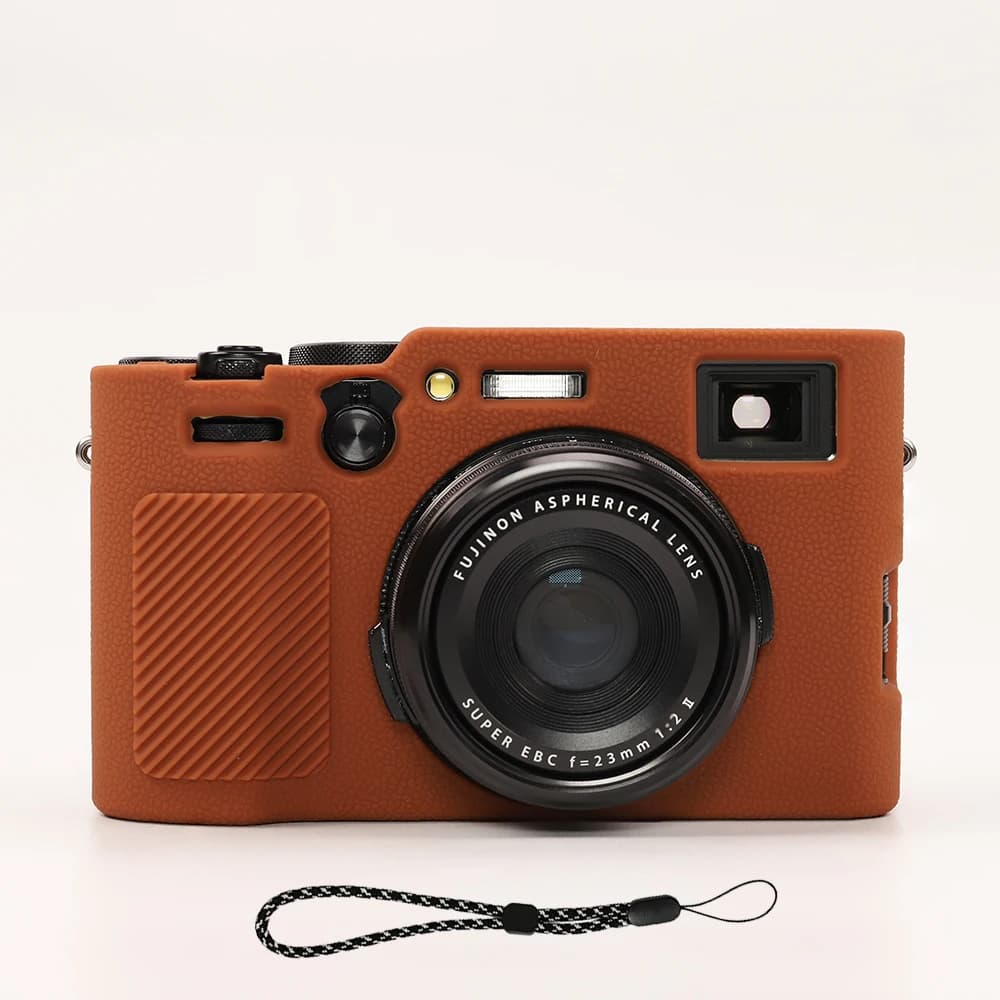 Sac pour appareil photo en silicone adapté à Fujifilm X100VI, étui de protection souple, résistant a