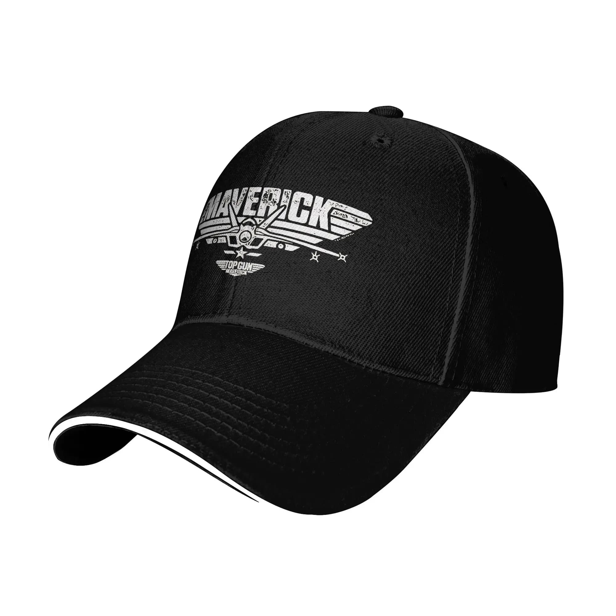 Casquette de baseball Top Gun - Maverick avec logo Jet centralisé, casquette de camionneur personnal