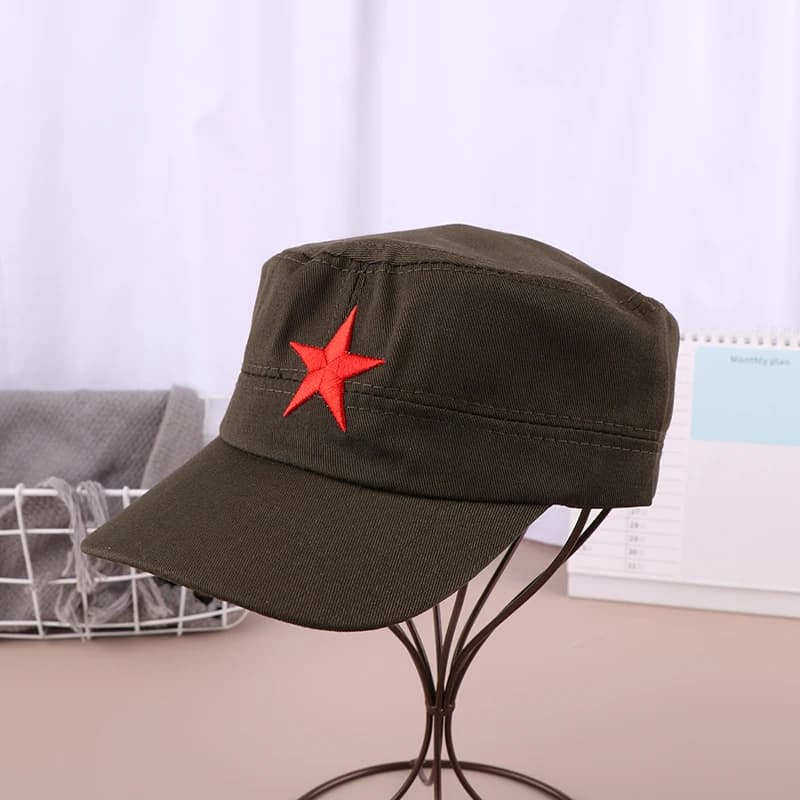 Casquette unisexe unie style cadet, chapeau de patrouille, chapeau décontracté pour le golf et la co