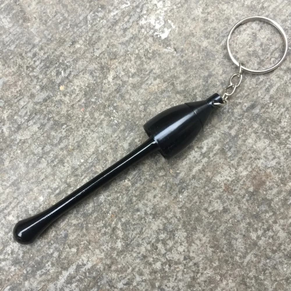 Porte-clés créatif en forme de tête de champignon, pendentif en métal, Tube détachable, jouet, cadea