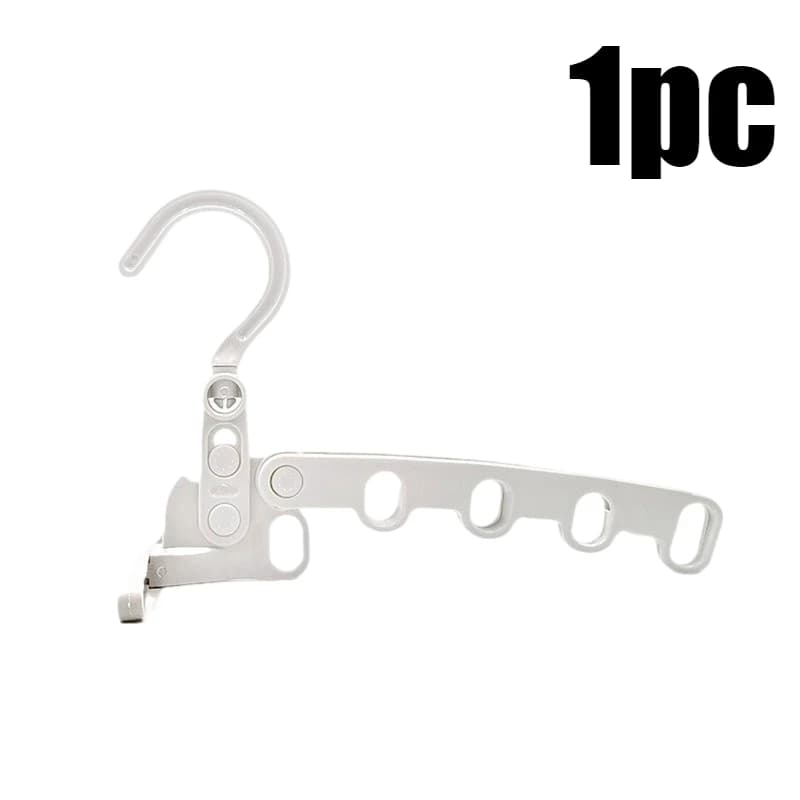 Cintre pliable à 5 trous, portable, pour la maison, les hôtels, les dortoirs, crochet universel, sup