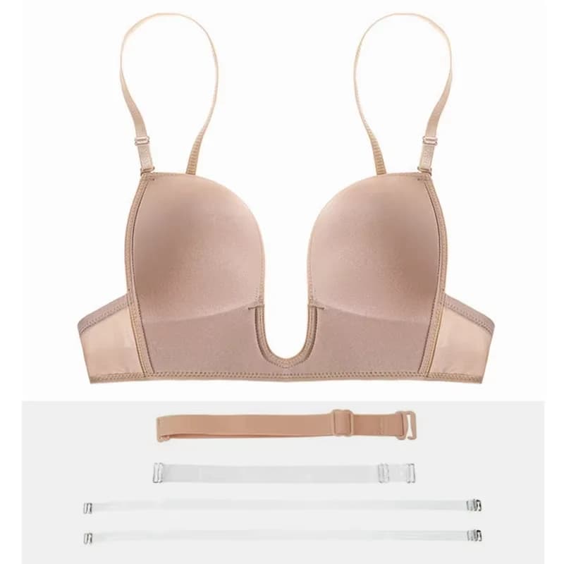 Soutien-gorge dos nu Invisible pour femmes, Lingerie Sexy sans bretelles, haut de mariage en forme d