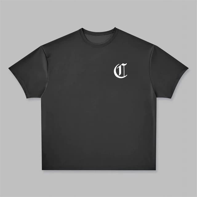CRONOS T-shirt surdimensionné Gym hommes sport T-shirt été mâle coton Fitness musculation chemises d