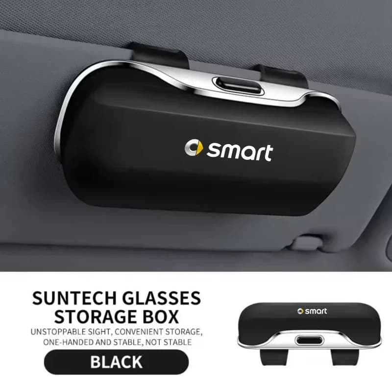 Étui à lunettes de soleil pour Smart Fortwo Forfour 451 453 450 452 454 Roadster, support de lunette