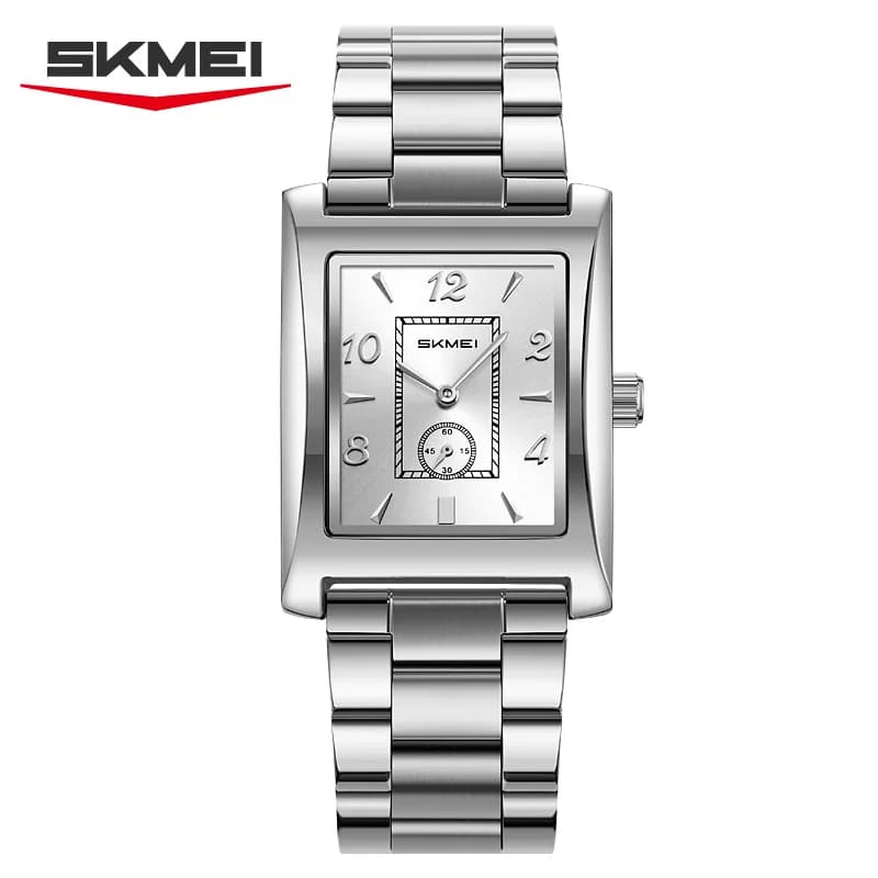 SKMEI 2679 Nouvelle Montre-Bracelet à Quartz en Acier Inoxydable pour Hommes, Style Décontracté et P