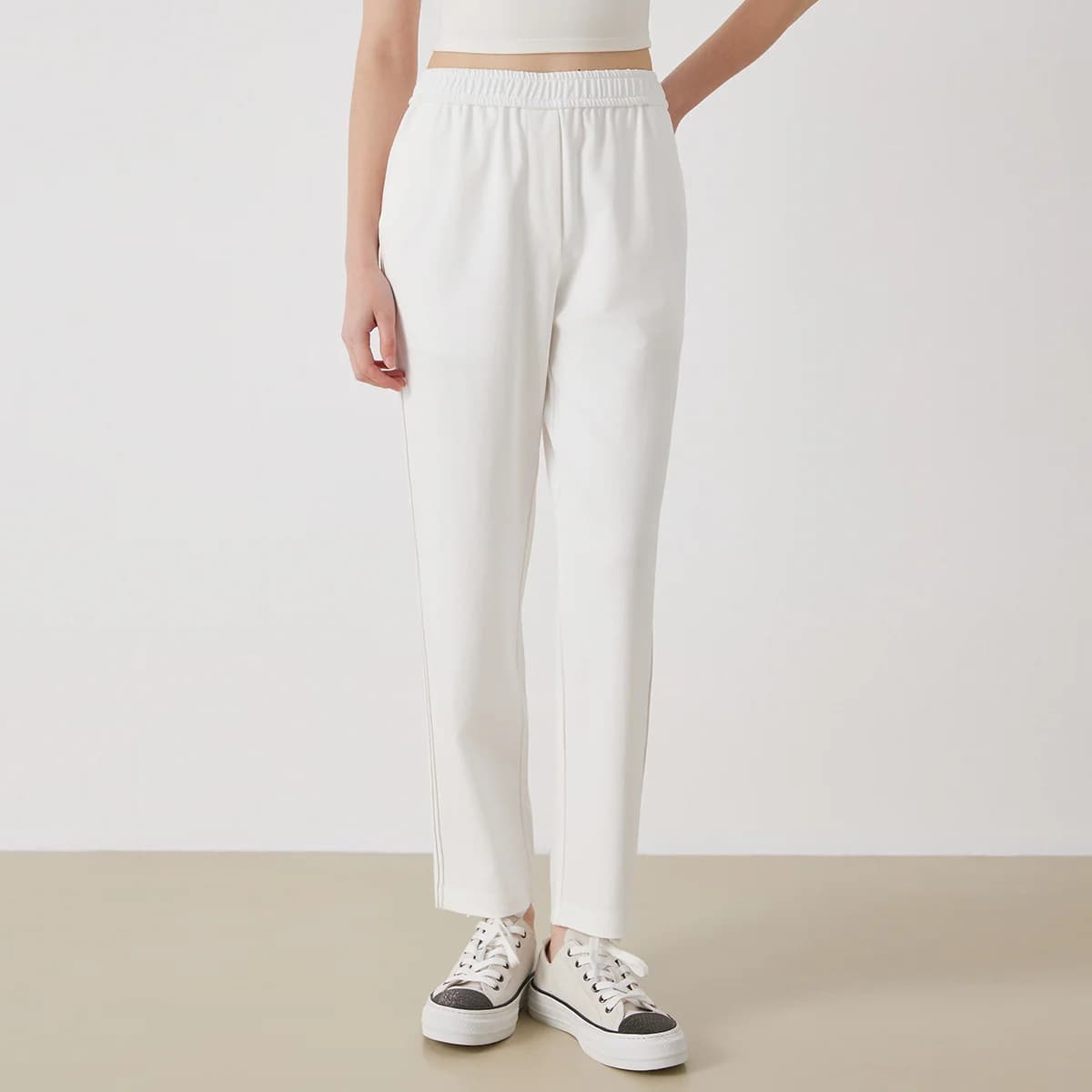 K3049W vêtements de luxe pour femmes Pima coton pantalons pour femmes dames pantalons longs décontra