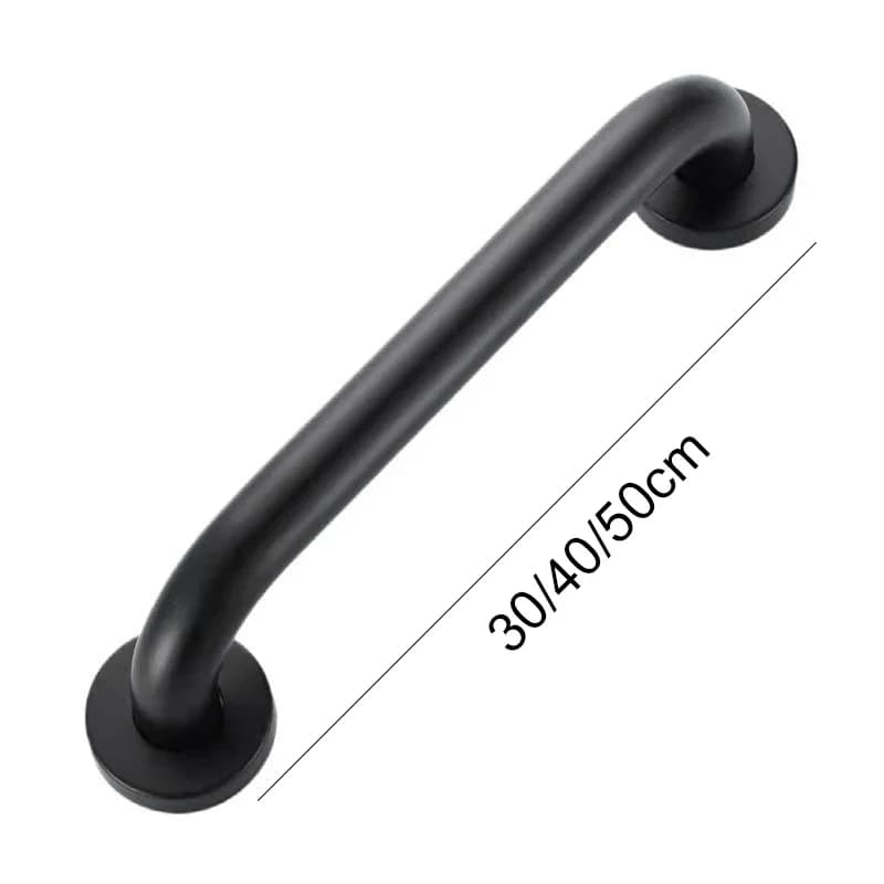 Main courante de toilette chromée noire, pour salle de bains, baignoire, accoudoir, barres de sécuri
