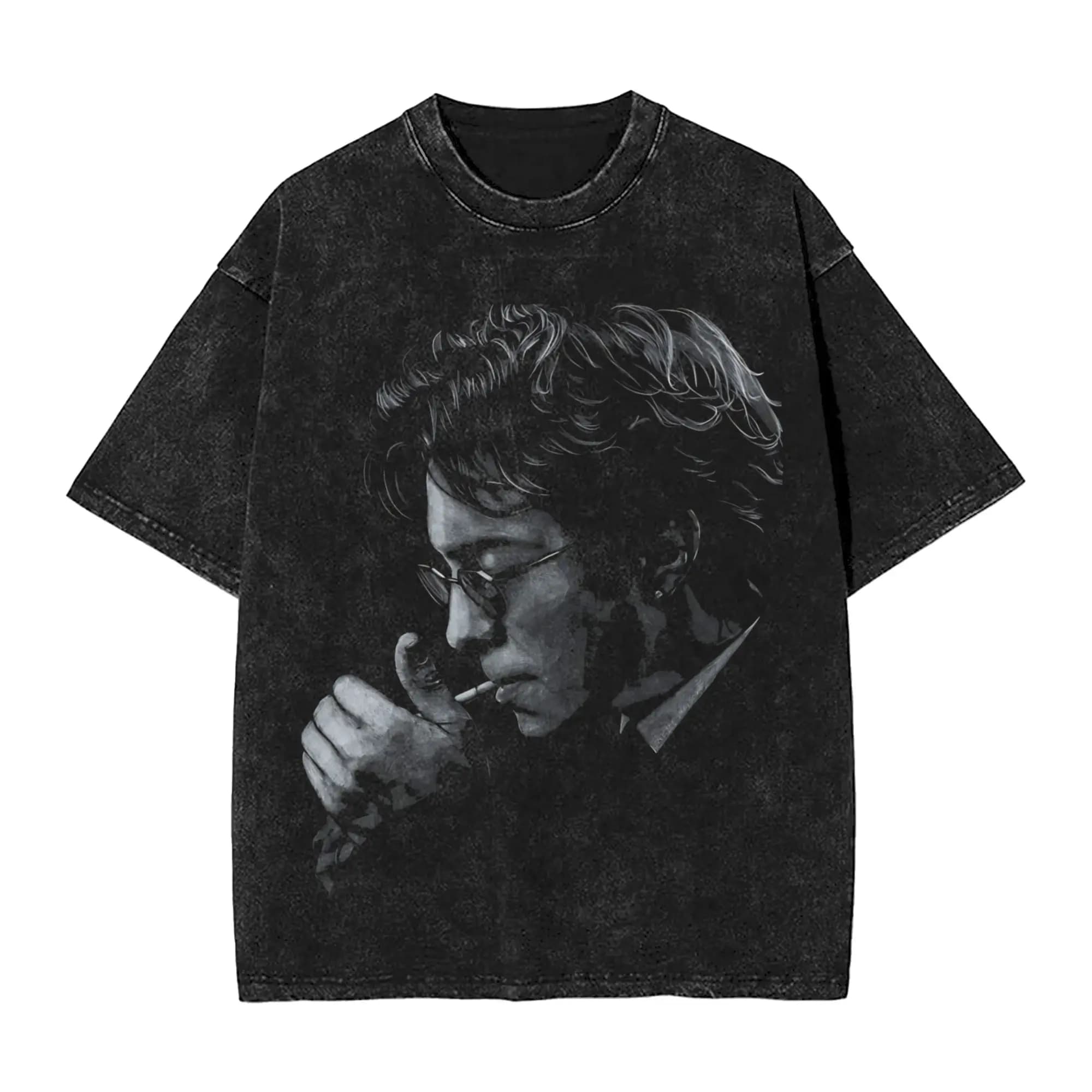 T-shirts vintage pour hommes Hudson Williams – Hauts d'été streetwear à manches courtes, col rond, d