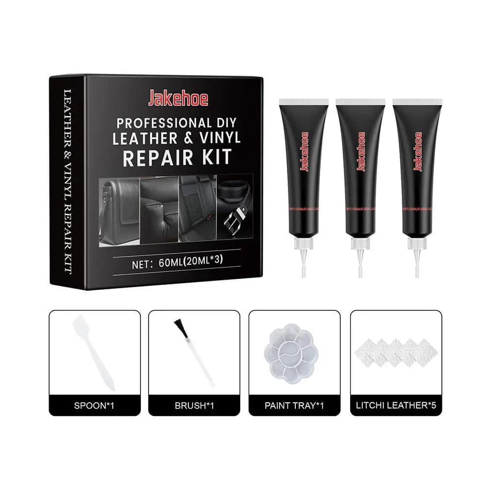 Kit de réparation du cuir pour meubles, canapés, vestes, sièges de voiture et sacs à main, kit de ré