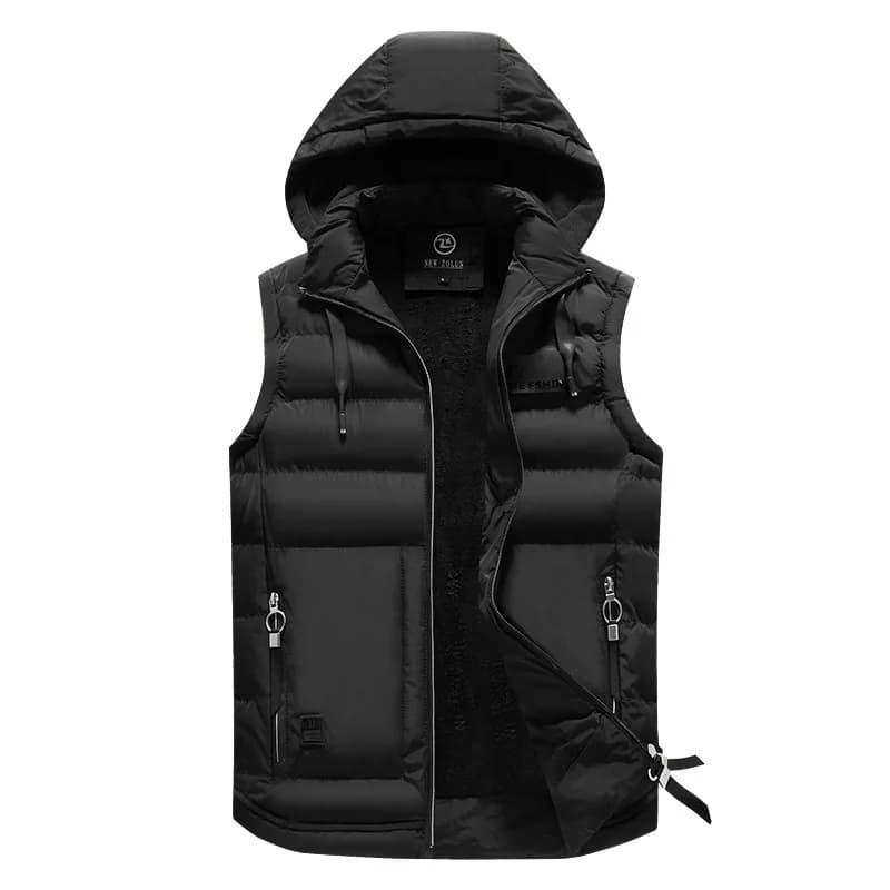Offre spéciale nouvelle marque hommes en plein air gilets hommes gilet d'hiver coton rembourré gilet