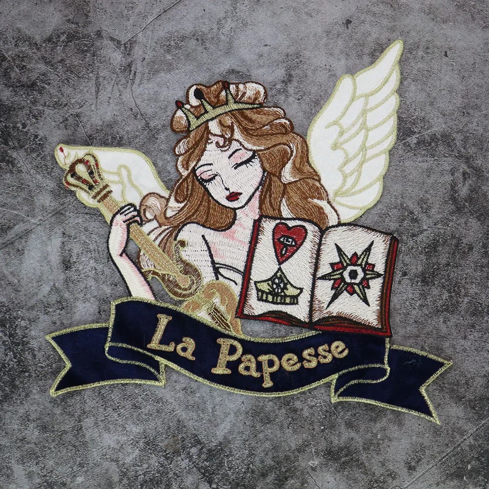 Broderie à coudre sur patch de beauté, applique en tissu, décoration de vêtements, réparation de vêt
