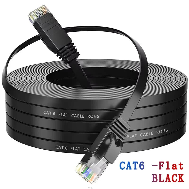 Câble Ethernet Cat 6, cordon réseau LAN, Internet, câble réseau-prise en charge le câble réseau Giga