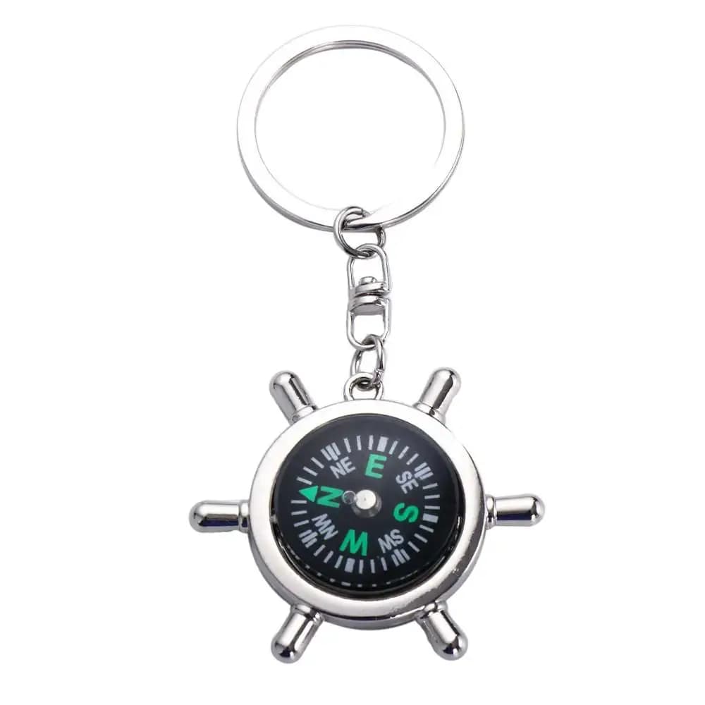 Accessoires mousqueton porte-clés équipement d'équitation outil de survie boussole de poche Mini bou