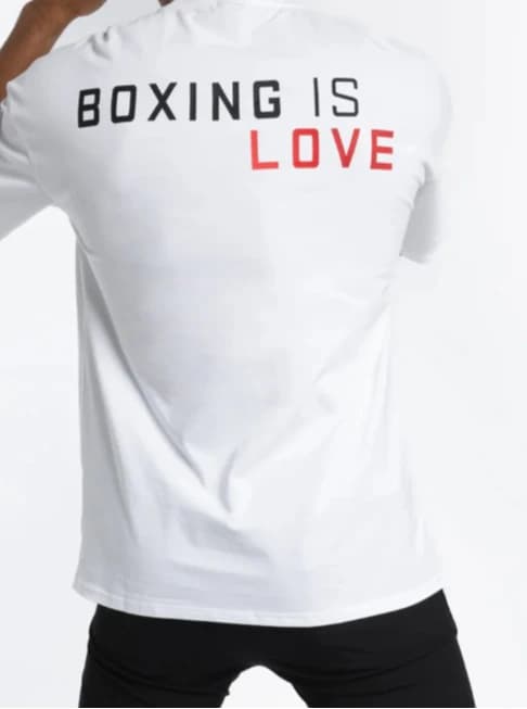 T-shirt unisexe « Boxing Is Love » en coton surdimensionné, nouvelle collection été 2026, 100 % coto