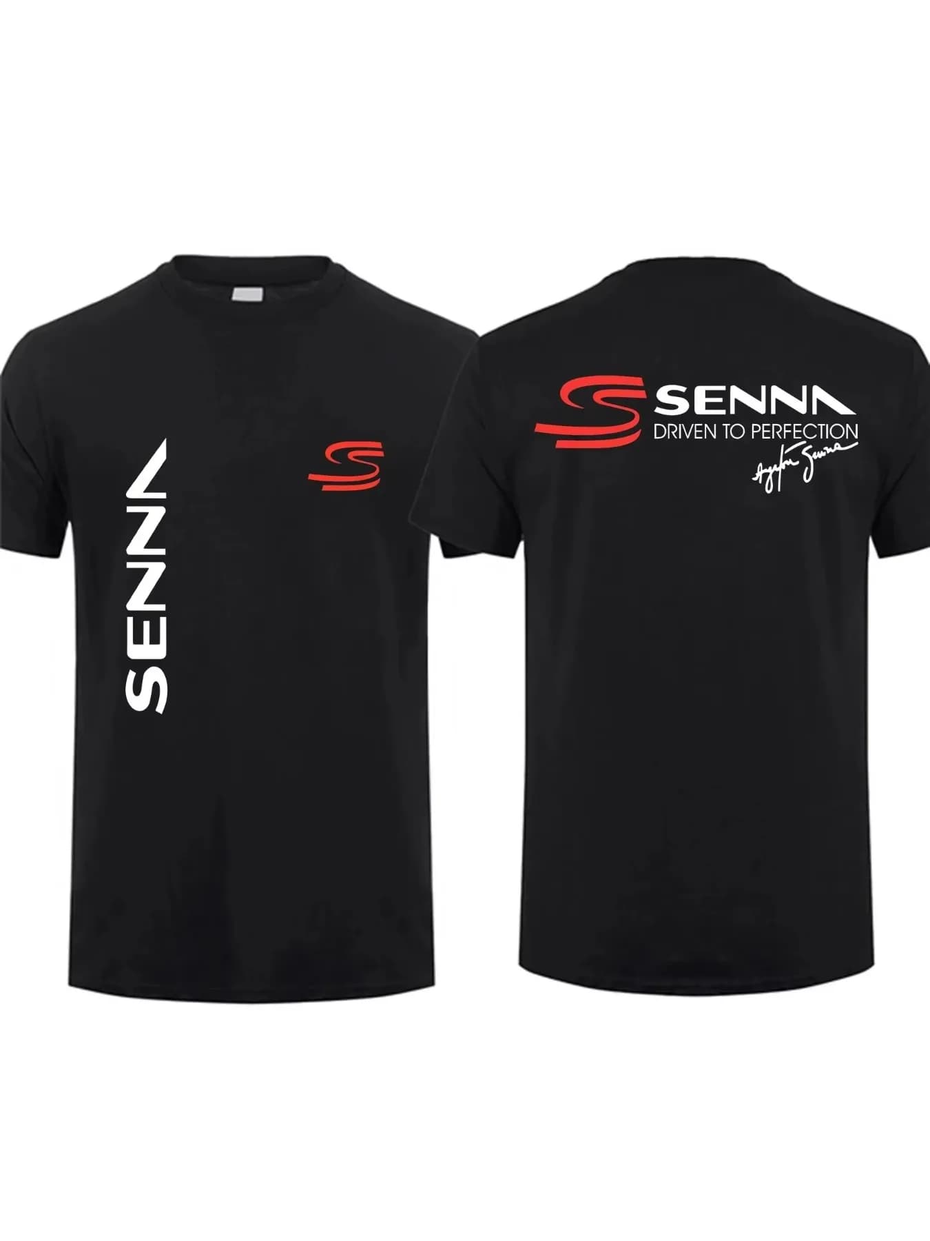 T-shirt Ayrton Senna, légende brésilienne, pour hommes et femmes, vêtements d'été en coton Y2K, resp
