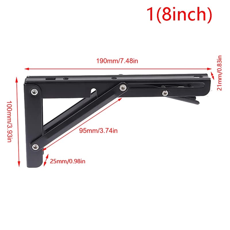 Table de camping-car pliante, étagère, caravane Hurhome, accessoires, 1 pièce