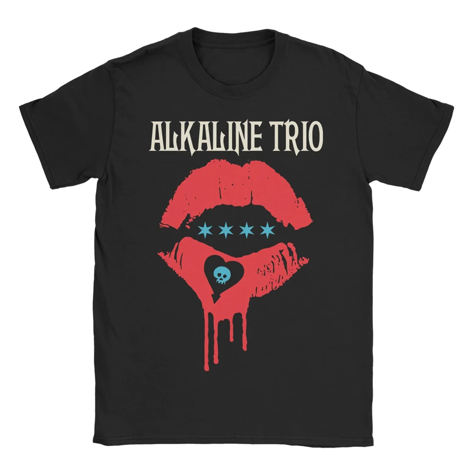 T-shirt créatif Alkaline Trio 2026 pour homme, col rond, style punk, 'Your Coffin or Mine', basique,