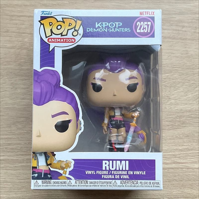 Funko Pop! Original K-Pop Demon Hunters Rumi # 2257 Zoey # 2256 Mira # 2258 Jinu # Figurine de colle