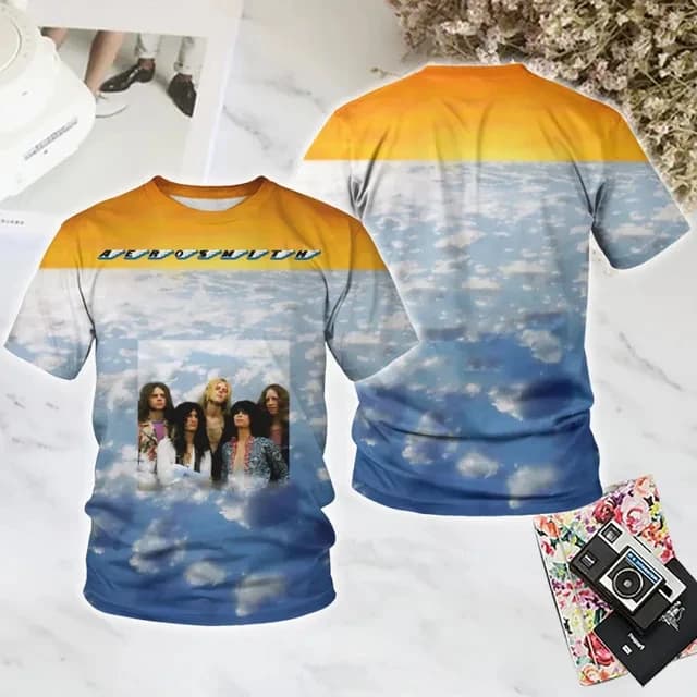 2025 nouveau groupe de Rock Aerosmith impression 3D T-shirt hommes femmes mode décontracté surdimens
