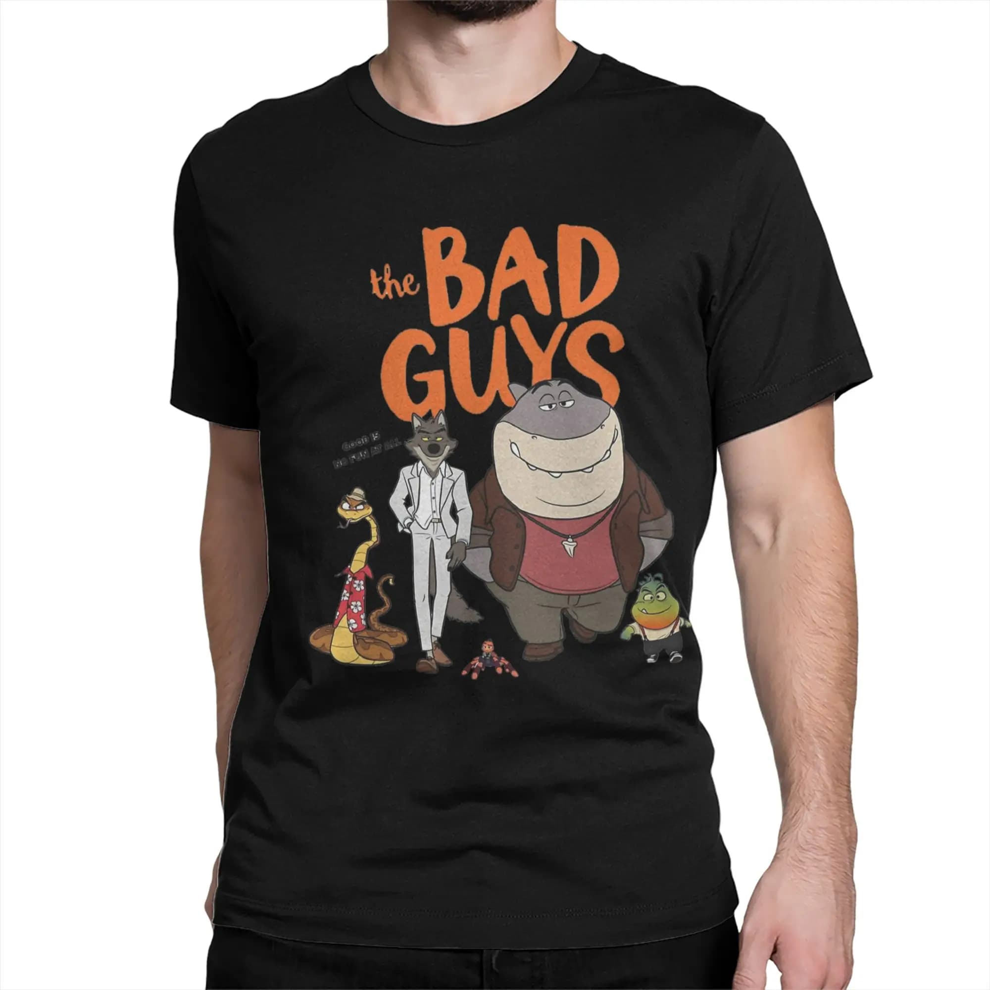Affiche emblématique film The Bad Guys 2 t-shirt pour hommes femmes t-shirts graphiques vêtements en
