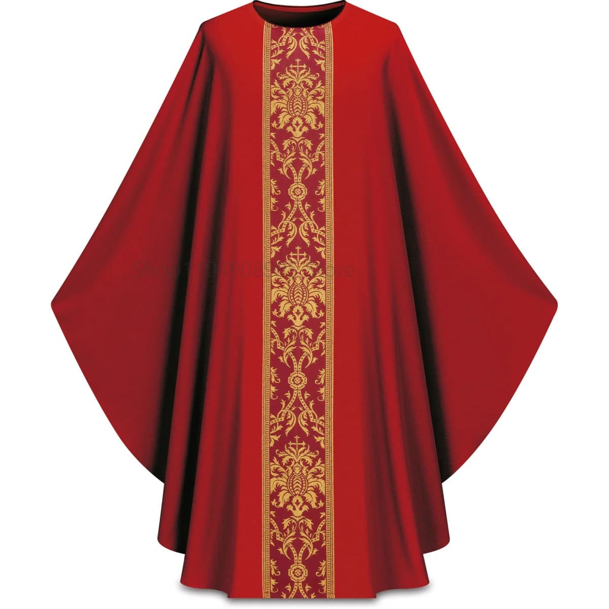 Robe religieuse de capitaine catholique, Costume de Cosplay, Robe de ministre gothique médiéval, Vin