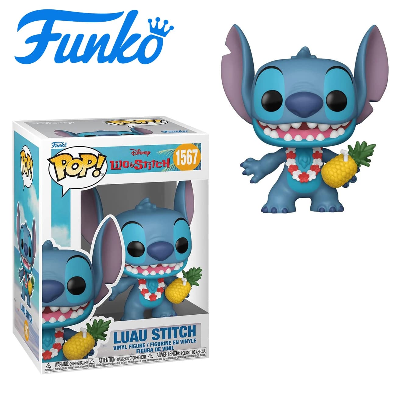 Funko Pop - Lilo & Stitch - # 1567 - Figurine de personnage d'anime/dessin animé, figurine de collec
