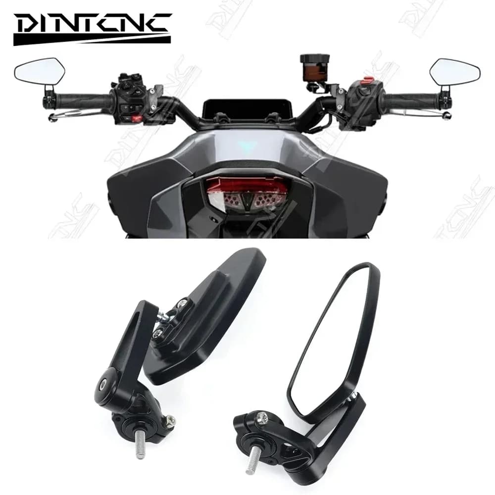 Rétroviseur d'extrémité de guidon, accessoires de moto pour YAMAHA MT09 MT09SP 2024 25, Rotation lat