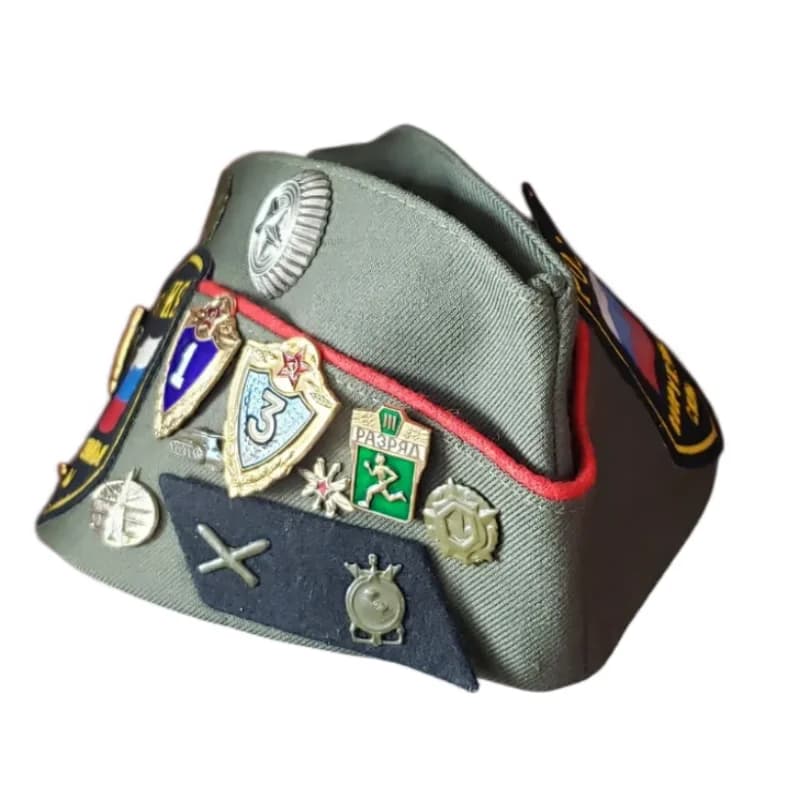 Chapeau Militaire Tendance, Casquette de l'Armée Russe avec Badge, Chapeaux de Cosplay pour Spectacl