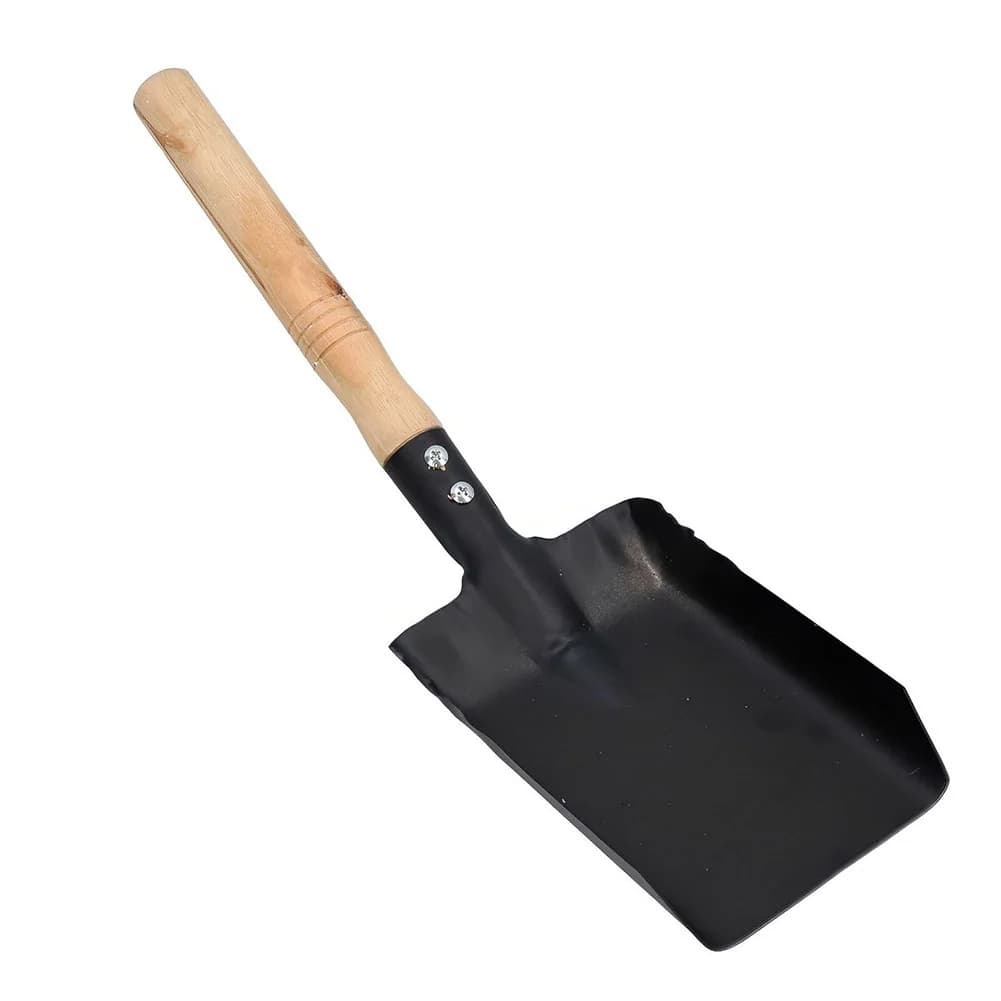 Outils de cheminée en acier à la mode, pelle à neige, poêle à poussière agaçante, outil de livres de