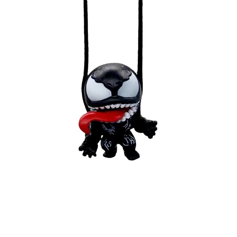 Pendentif de voiture Venom, pendentif de rétroviseur de dessin animé, mignon, décoration intérieure 