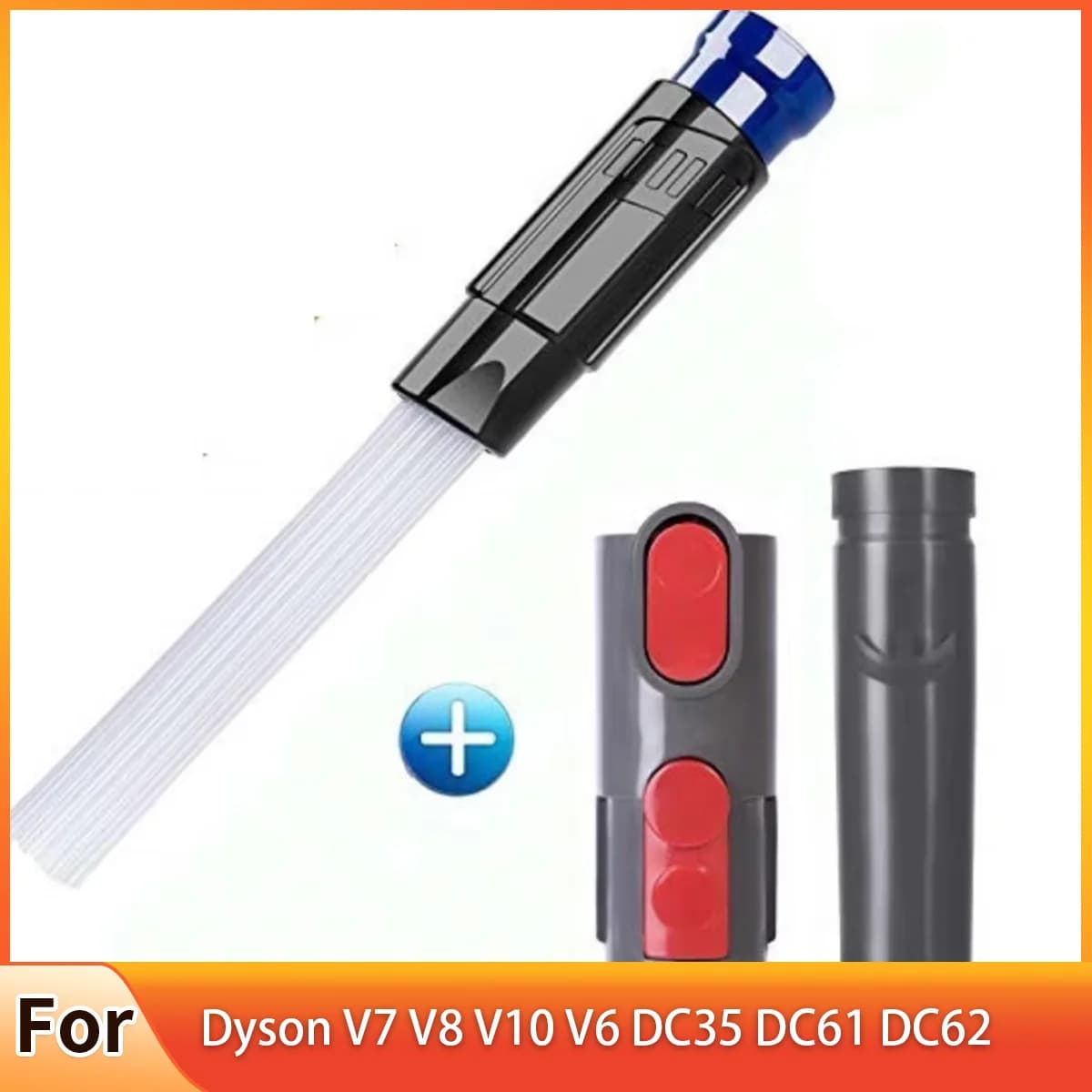 Ensemble d'adaptateurs de brosse de fixation pour aspirateur Dyson V7 V8 V10 V6 DC35 DC61 DC62, outi