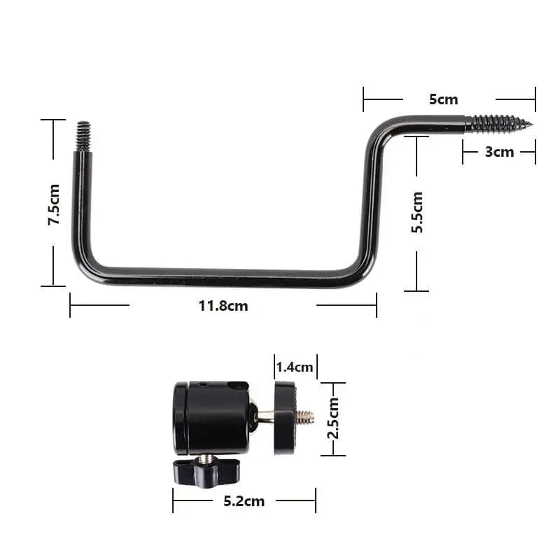 Support d'arbre de caméra de suivi, support d'arbre de caméra de chasse Portable pour jeu de Trailca