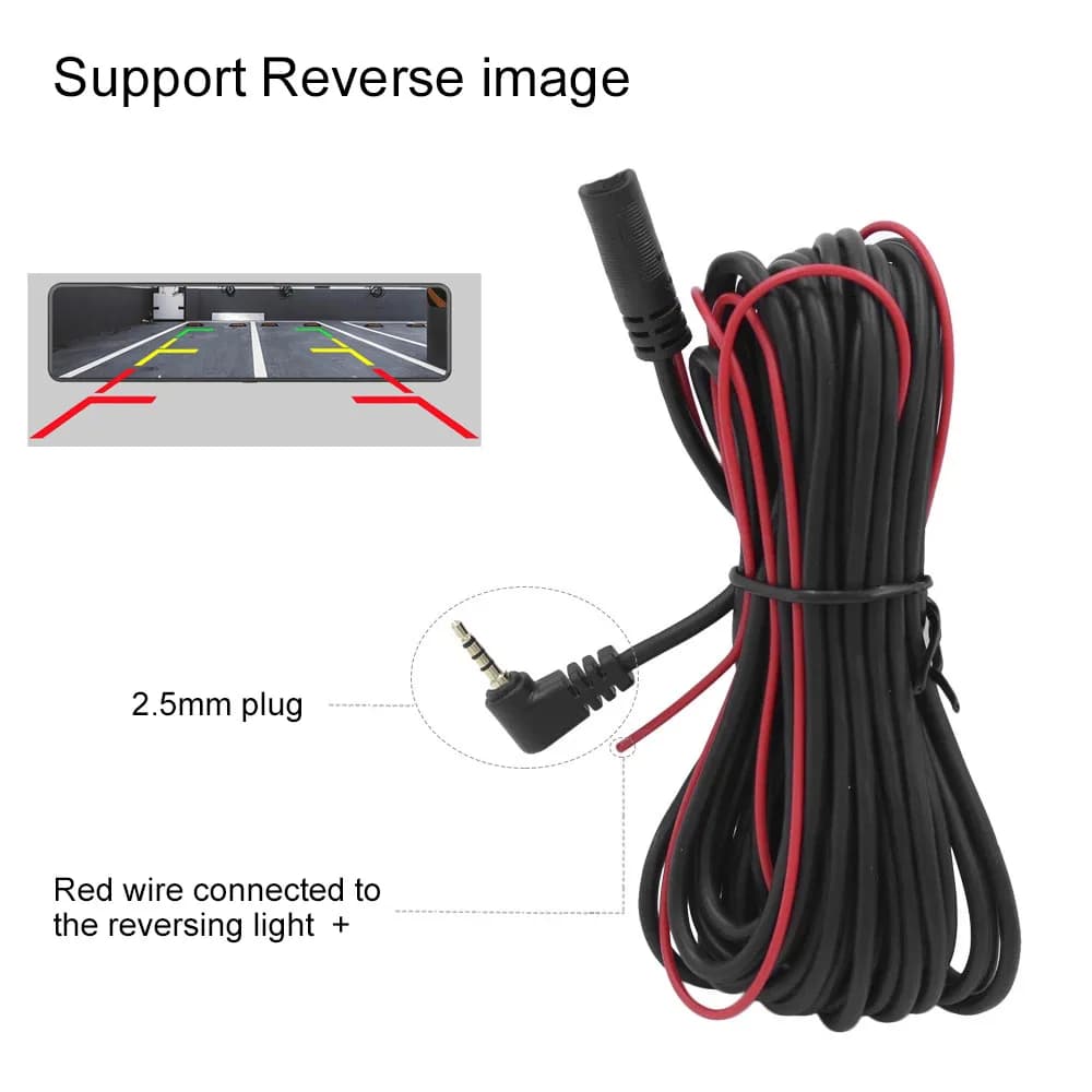 Accessoires Durables Nouveaux Pratiques Ensemble Caméra de Recul 1080P Auto IP67 4 Broches pour Voit
