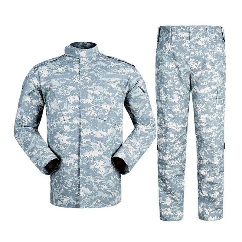 Uniforme d'extérieur de la série ACU à grille 3 couleurs de deuxième génération, costume militaire C