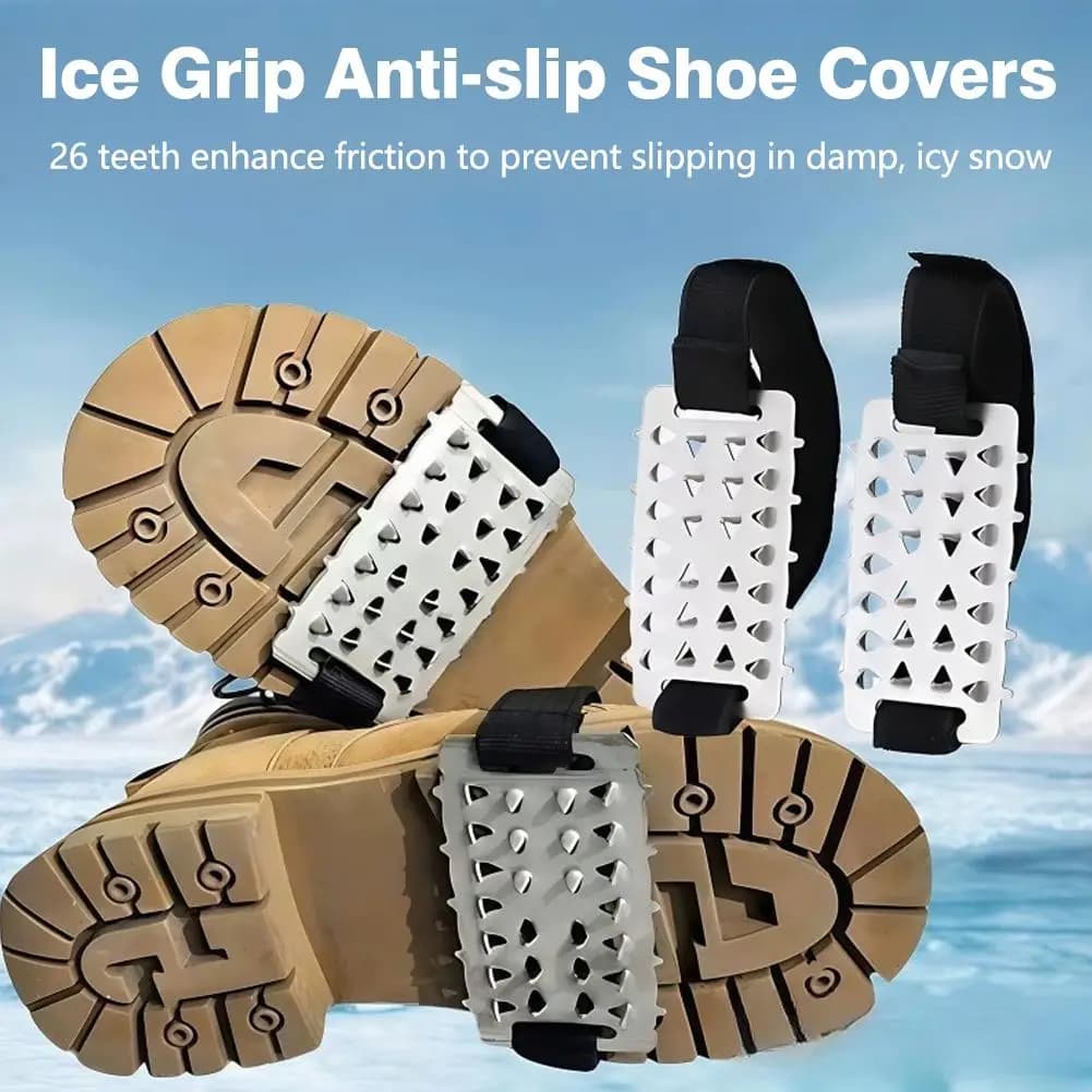1 paire de pinces à glace réglables en acier inoxydable avec système-outil robuste d'escalade, de ma