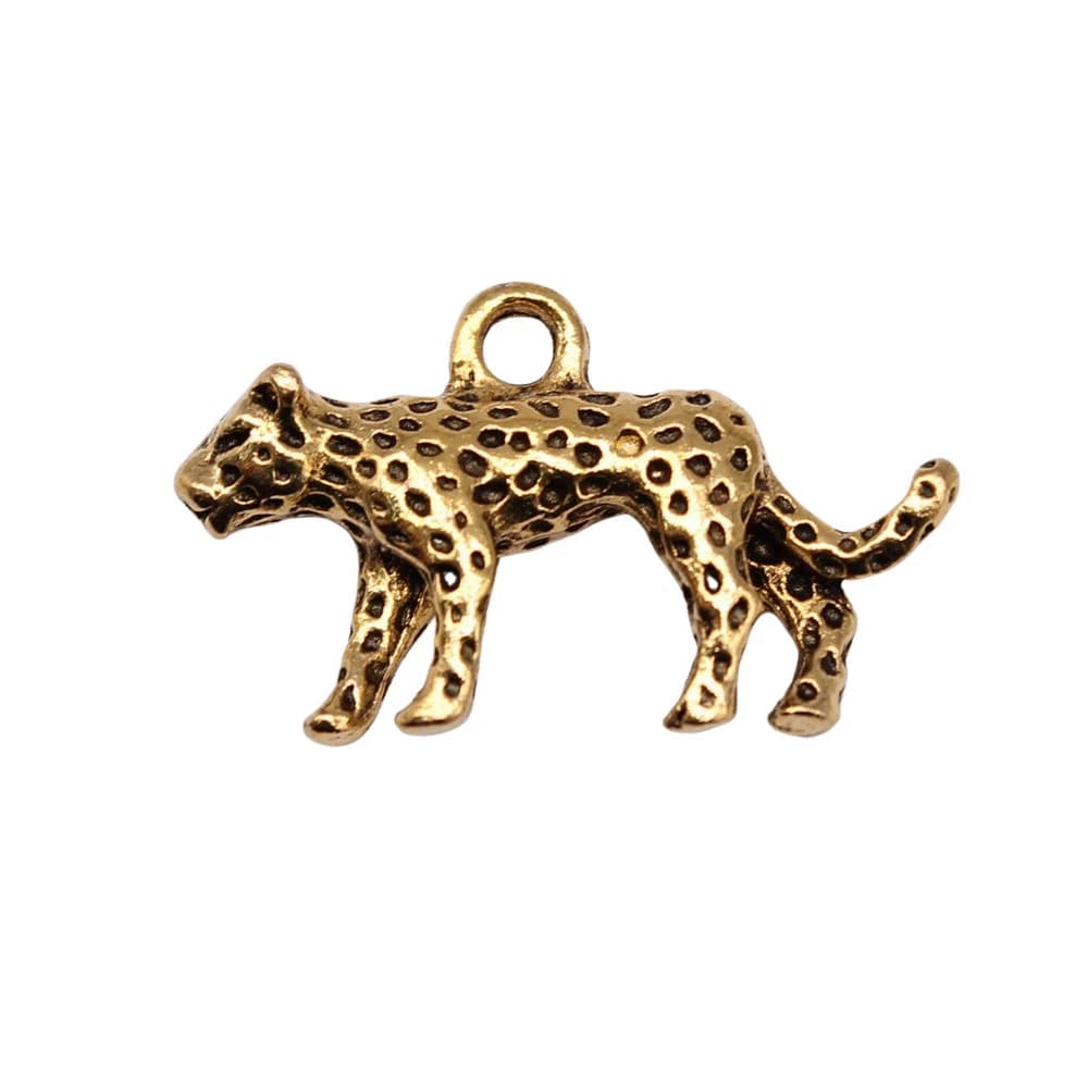 Bijoux et accessoires breloques léopard accessoires faits à la main 5 pièces
