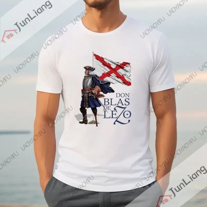 T-shirt Empire Espagnol 2026 – Légende Espagnole Don Blas De Lezo – Chemise Respirante, Ample et Con