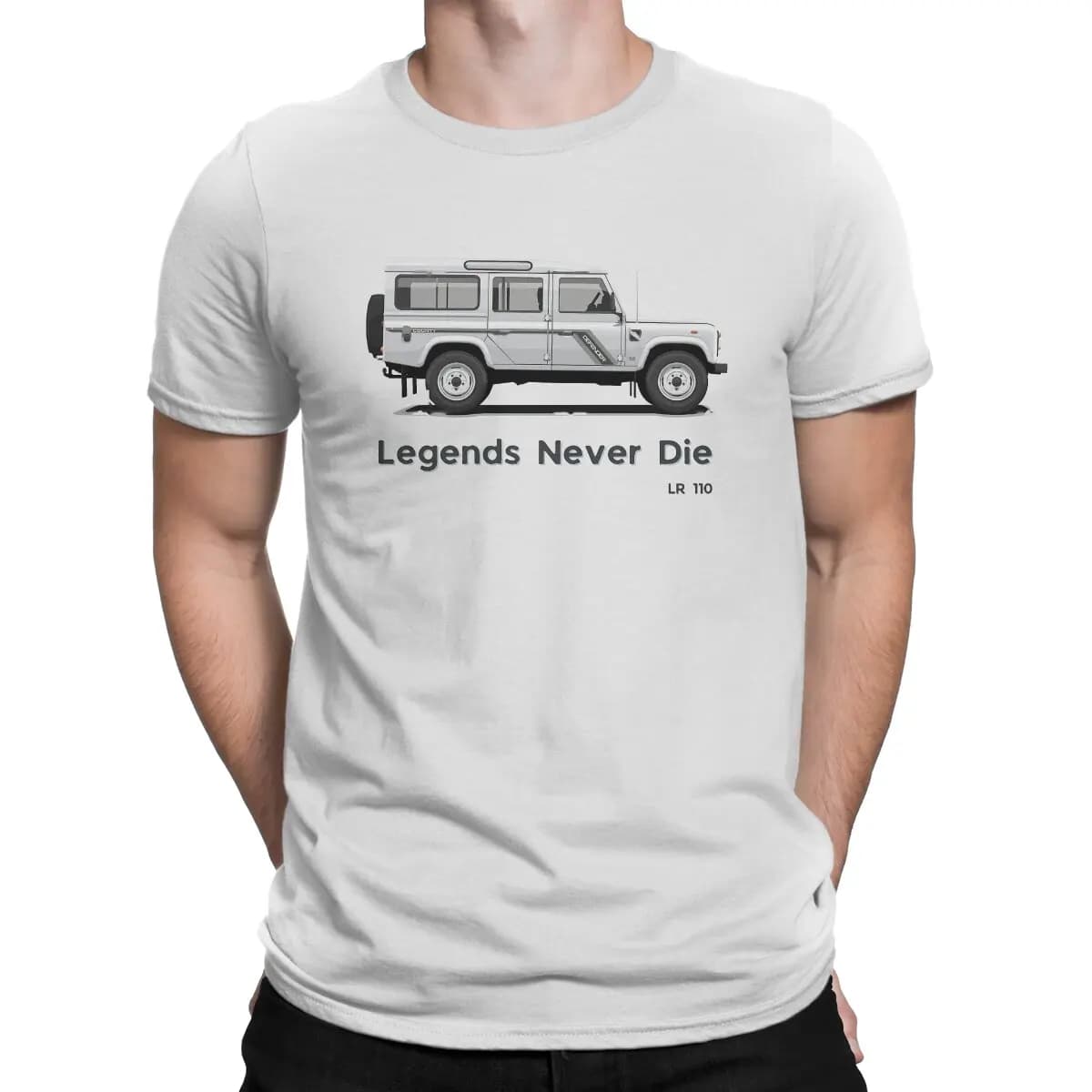 T-shirt Land Rover Defender SUV pour homme, Hipster, Harajuku, PVD, 110