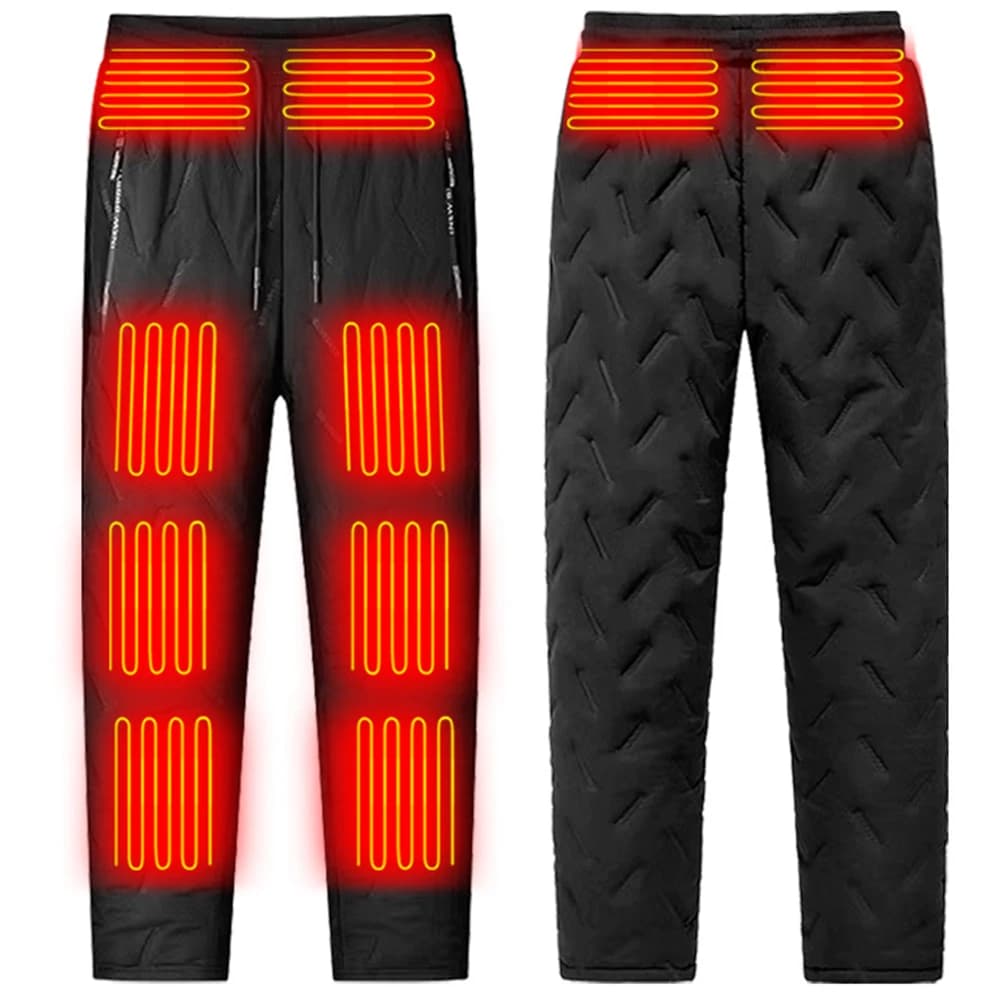 Pantalon chauffant unisexe 10 Zones de chauffage pantalon chauffant hiver pantalon chauffant électri