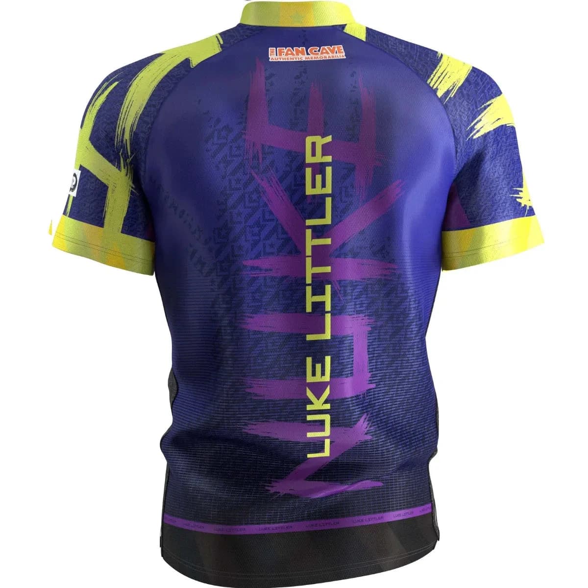 T-shirt familial assorti 2026 Luke Littler « The Nuke » violet et jaune, idéal pour le quotidien et 
