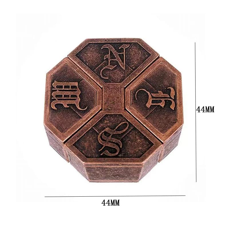 Bagua Lock Puzzle démêlage casse-tête en métal jouets éducatifs pour enfants adolescents IQ Test esp