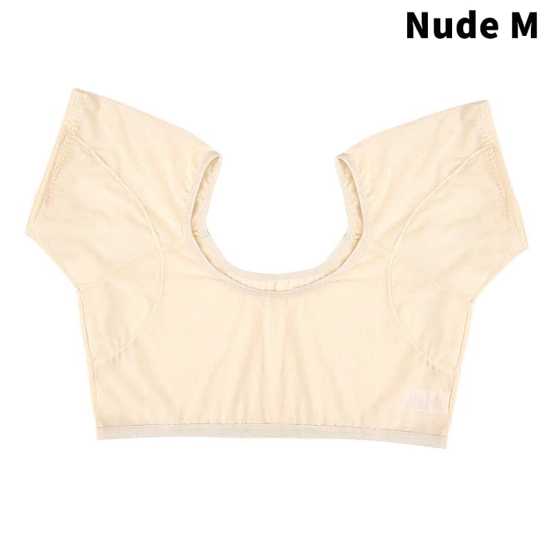 Coussinets anti-transpiration en forme de T-shirt, lavables, sous les aisselles, réutilisables, abso